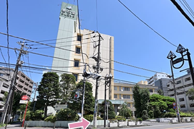 信号のある横断歩道
